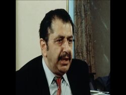 UPITN 2 4 80 INTERVIEW WITH THE FOREIGN AFFAIRS COMMITTEE OF THE PALESTINE NATIONAL COUNCIL News Clip