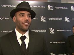 INTERVIEW - Miles Mosely on his wish list at Bloomingdale's Celebrates Glendale Opening To Benefit VH1 Save The Music Foundation, 11/06/13 Stock Footage