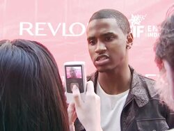 Trey Songz at the 13th Annual EIF Revlon Run/Walk For Women at New York NY. (Footage by WireImage Video/GettyImages) Stock Footage