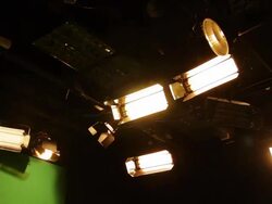 Studio lights Stock Footage
