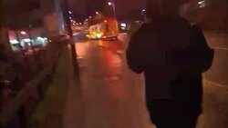 Ambulance carrying Ebola patient leaves hospital News Clip