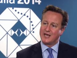 AUSTRALIA G20 Interview with David Cameron regarding Ukraine Russia crisis News Clip