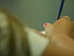 Taking Notes Stock Footage