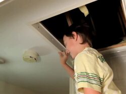 We Live With Ghosts In Our Haunted House Stock Footage