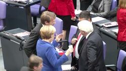 Newly elected parliament meets for first time amid fears of "grand coalition" News Clip