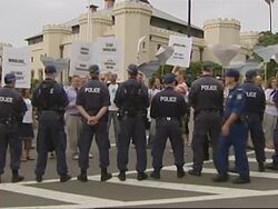 Greenpeace protests Japanese whaling south of Australia News Clip