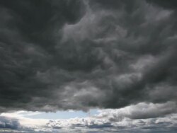 Overcast and Sun timelapse Stock Footage