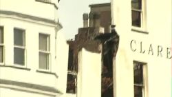 Burnt out shell of historic Exeter hotel News Clip