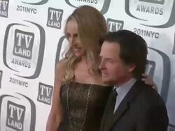 Tracy Pollan and Michael J. Fox at the 9th Annual TV Land Awards Stock Footage