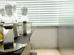 shacking the liquid in laboratory Stock Footage