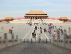forbidden city timelapse Stock Footage