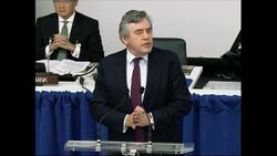 Ban Ki-moon, Suu Kyi and Gordon Brown at UN education initiative News Clip