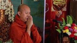 CLEAN : Int'l community using Trojan horse tactics:Myanmar monk leader News Clip