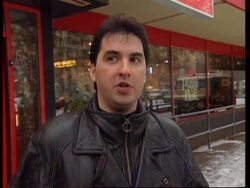 Russia - Gorbachev in pizza advert News Clip