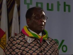Mugabe says vote for MDC is a vote for the British News Clip