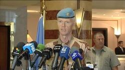 HEAD OF UN MONITORING MISSION CONDEMNS MASSACRE IN HOULA News Clip