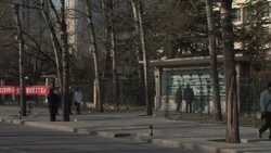 CLEAN: N.Korean flag half mast at Beijing embassy News Clip