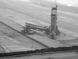 Bucket-wheel excavator Stock Footage