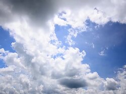 HD:Blue sky and cloud nature background Stock Footage