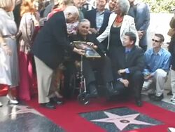 Dedication of James Doohan's Star on the Hollywood Walk of Fame Stock Footage
