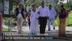 CLEAN : Boda masiva en Nicaragua el mejor regalo de San Valentin News Clip