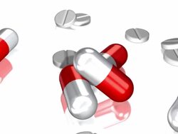 Pills 01 On Table Loop Rotating Stock Footage