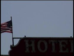 American Hotel Stock Footage
