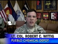 In about five years, a highly automated plant will begin destroying shells filled with toxic mustard agent. Until then, they''re stored at the 23,000-acre depot in Colorado that is tightly guarded. News Clip