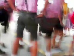 TL PV Bavarians On The Way To Oktoberfest Stock Footage