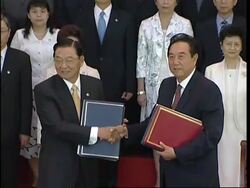 Taiwan and China sign agreement on flights, tourism, presser News Clip
