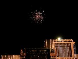 Fireworks in diwali festival, Delhi, India Stock Footage