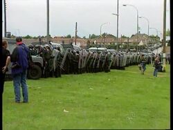 NORTHERN IRELAND: VIOLENCE FOLLOWS DECISION TO ALLOW MARCH News Clip