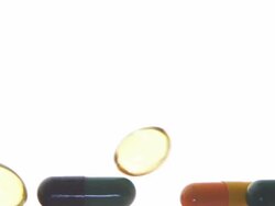 Falling Pills Stock Footage