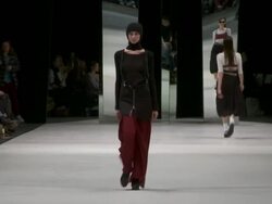Cheap Monday: Stockholm Fashion Week A/W 2012 Stock Footage