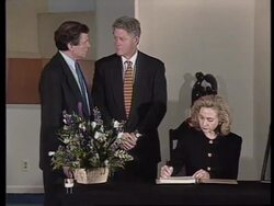 USA: RABIN ASSASSINATION: REACTION News Clip