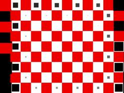 CHESSBOARD PATTERN : squares, spiral progress, finally erased - (TRANSITION) Stock Footage
