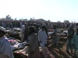 WRAP Aftermath of strike on purported Al Qaida camp, funerals, protests, reax News Clip