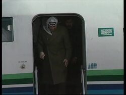 USA: WASHINGTON: ARRIVAL OF PALESTINIAN LEADER YASSER ARAFAT News Clip