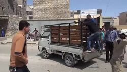 CLEAN : Syria 12 civilians killed in air strikes on Aleppo News Clip