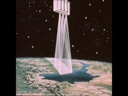 SYND 22 1 75 ANIMATION OF EARTH RESOURCES TECHNOLOGY SATELLITE News Clip