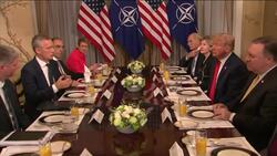 Trump: Germany is 'captive to Russia' in testy exchange with NATO chief News Clip