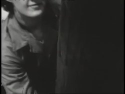 Line women climb electrical poles during World War II. News Clip