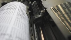 Close up print head Stock Footage