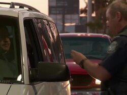 Customs agents check documents of drivers crossing US-Mexico border Stock Footage