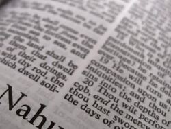 HD 1080i The Book of Nahum Stock Footage