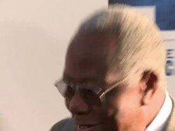 Hank Aaron at the "42" Los Angeles Premiere. Stock Footage