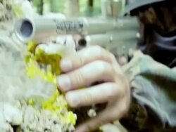 Shooting At Opponents Stock Footage