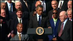 More than 25 years on 1985 Superbowl Champs finally get WHouse visit Instructional Video