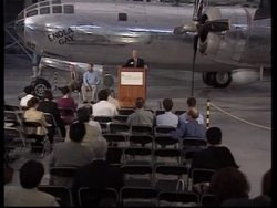 Reconstruction of Enola Gay unveiled News Clip
