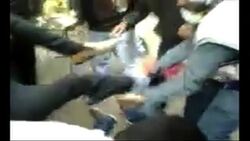 4:3 Phone video of aftermath of gun battle between police and gunmen; 4 dead News Clip